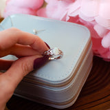 Shiny Jewellery Women's Opal Jewelry Pendant Earrings Ring Necklace Sets Crystal