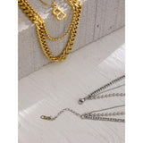 2021 Stainless Steel Letter B Collar Necklace High Quality Chain - Vico Rena