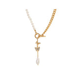 Shiny Jewellery crystal Butterfly Necklace Chain Choker Pendant